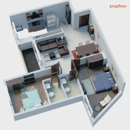 Monarch Aqua floor plan