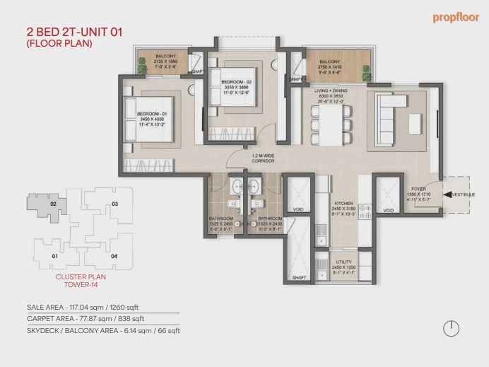 Nambiar District 25 floor plan