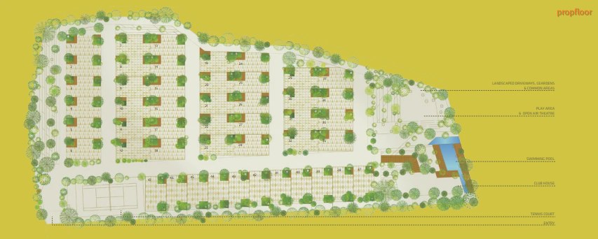 Natura Earth Villas Master plan