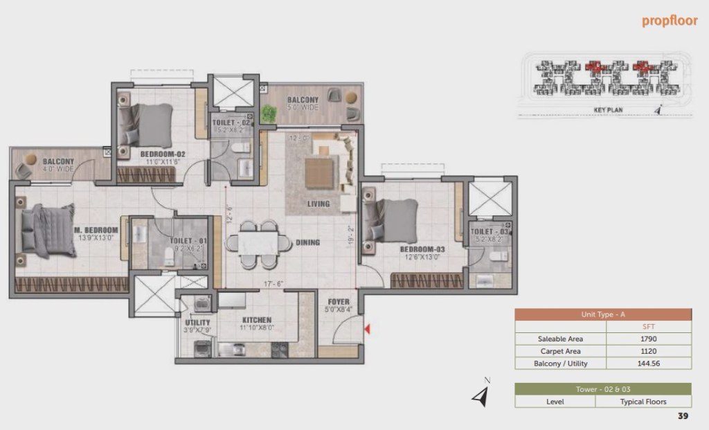 Prestige Elm Park floor plan