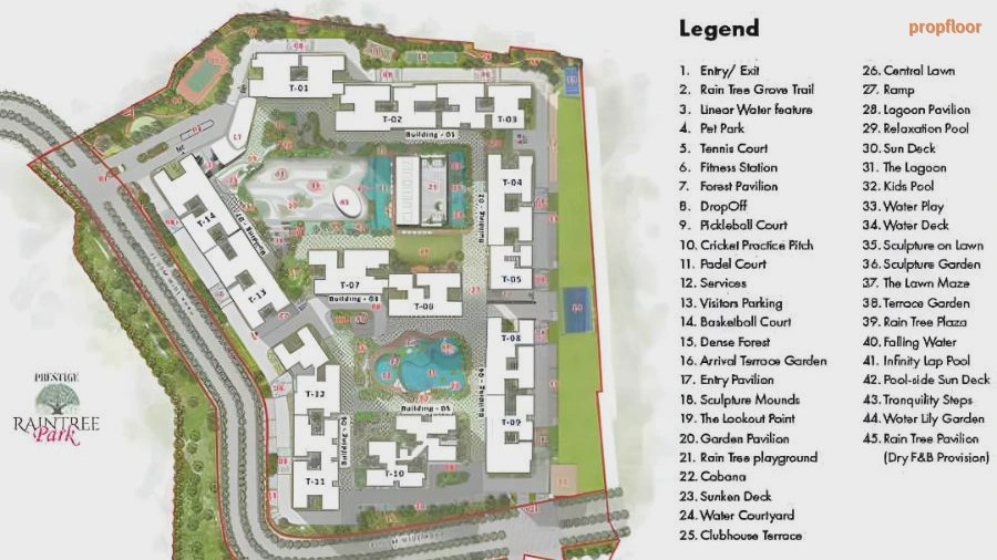 Prestige Evergreen Master plan