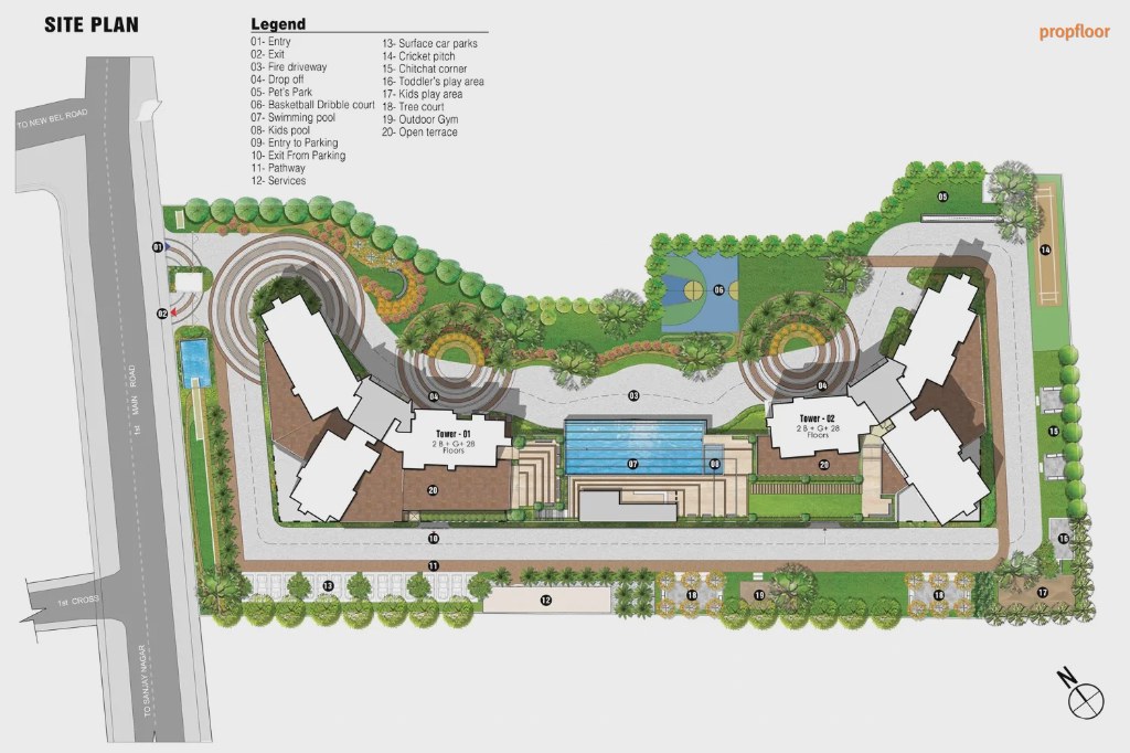Prestige Fairfield master plan