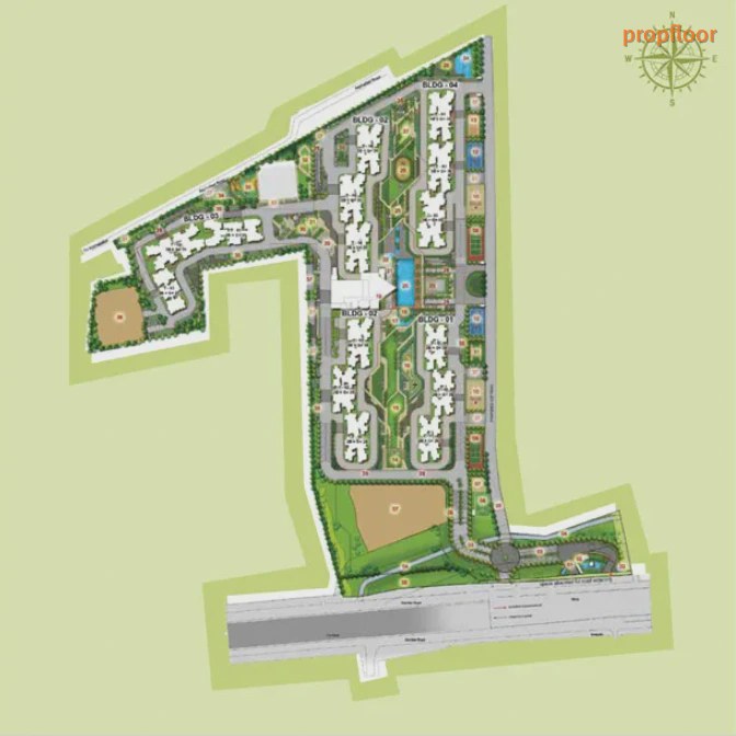 Prestige Jindal City Master plan