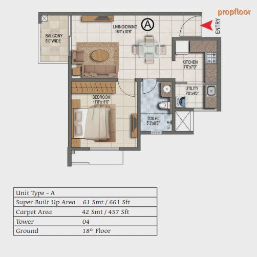 Prestige Lake Ridge floor plan