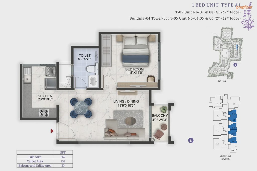 Prestige Lavender Fields floor plan