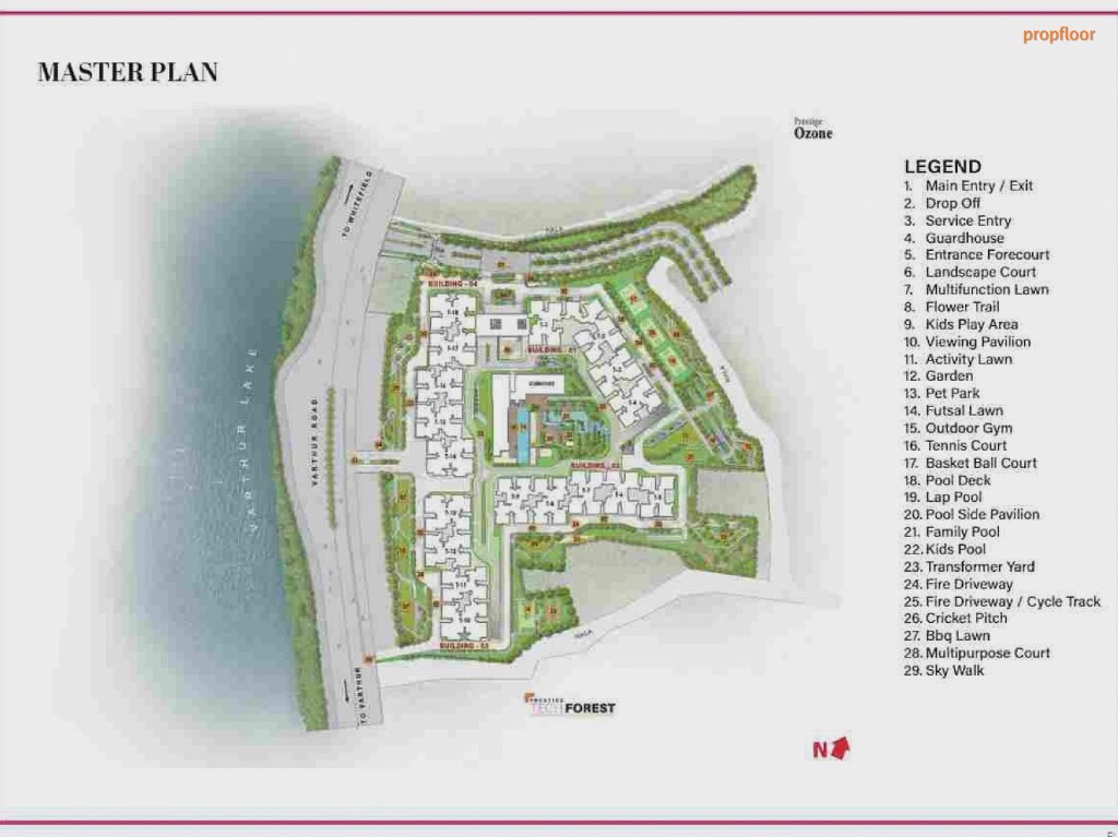 Prestige Raintree Park master plan