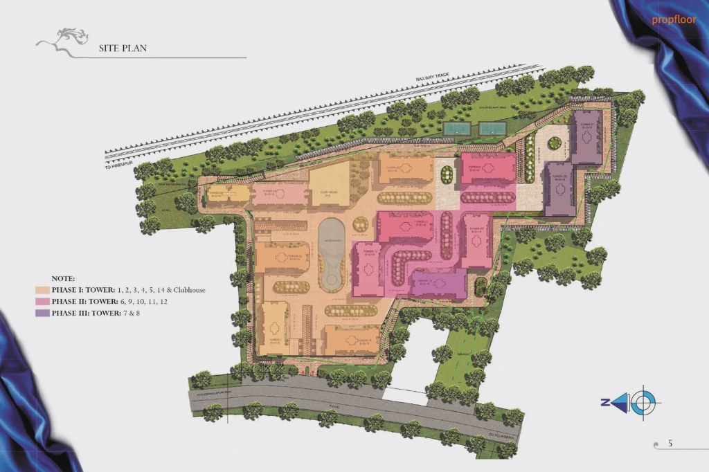 Prestige Royale Gardens master plan