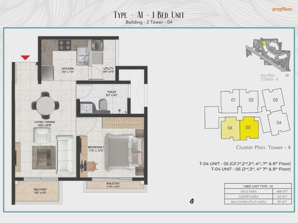 Prestige Serenity Shores floor plan