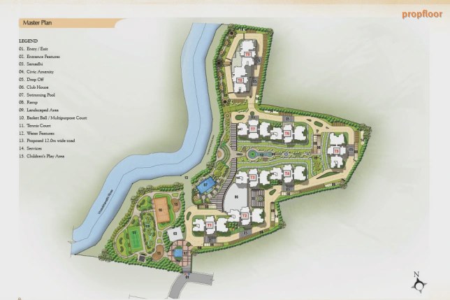 Prestige Temple Bells Master plan