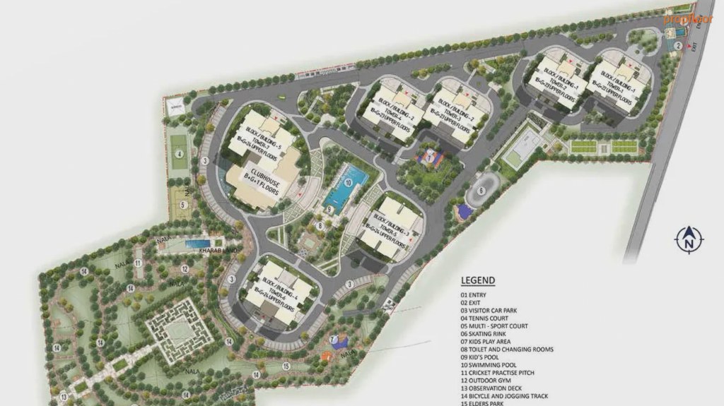Prestige Waterford Master plan