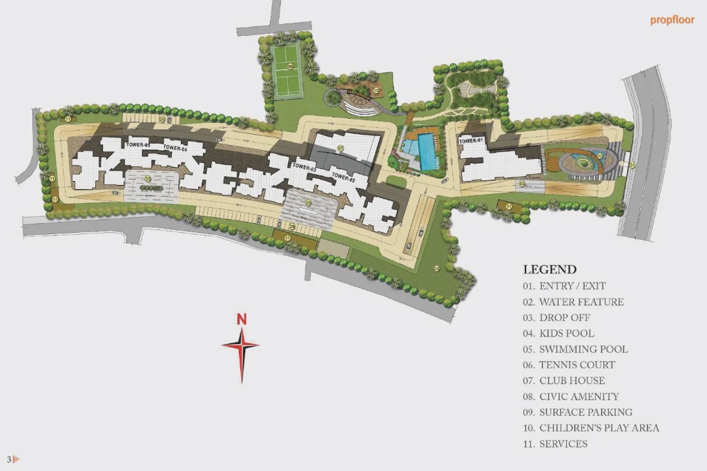 Prestige West Woods Master plan