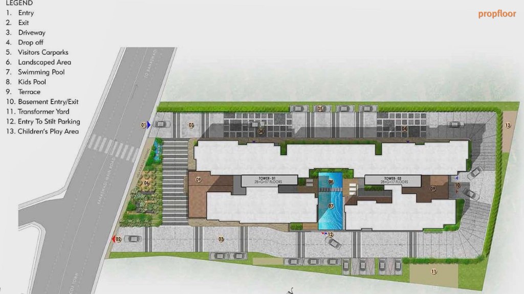 Prestige Woodland Park master plan