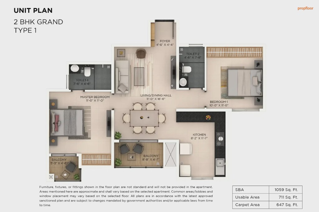 Provident Botanico floor plan