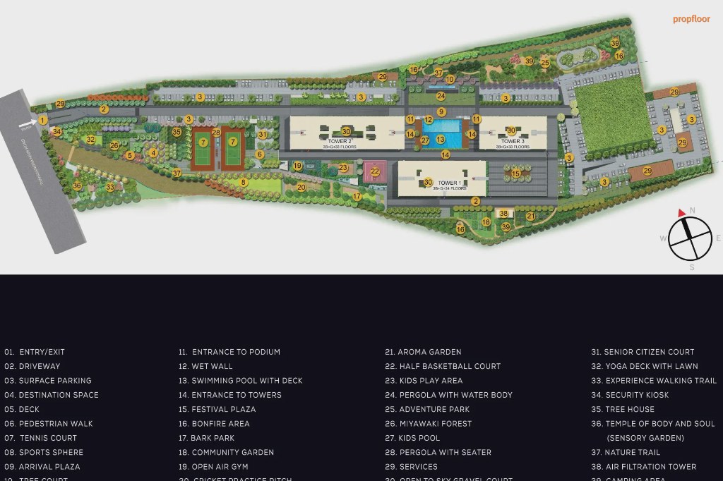 Purva Atmosphere master plan