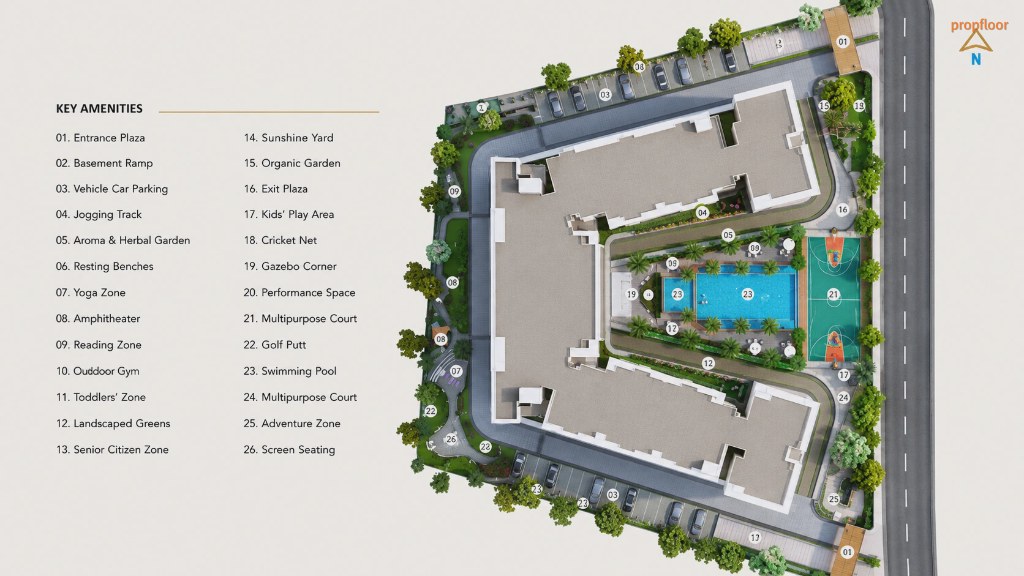 Purva Graces master plan