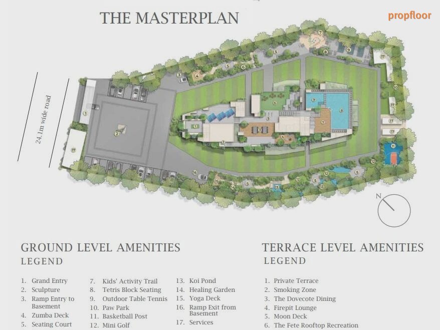Purva Orient Grand Master plan