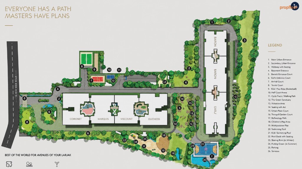 PURVA RIVIERA Master plan