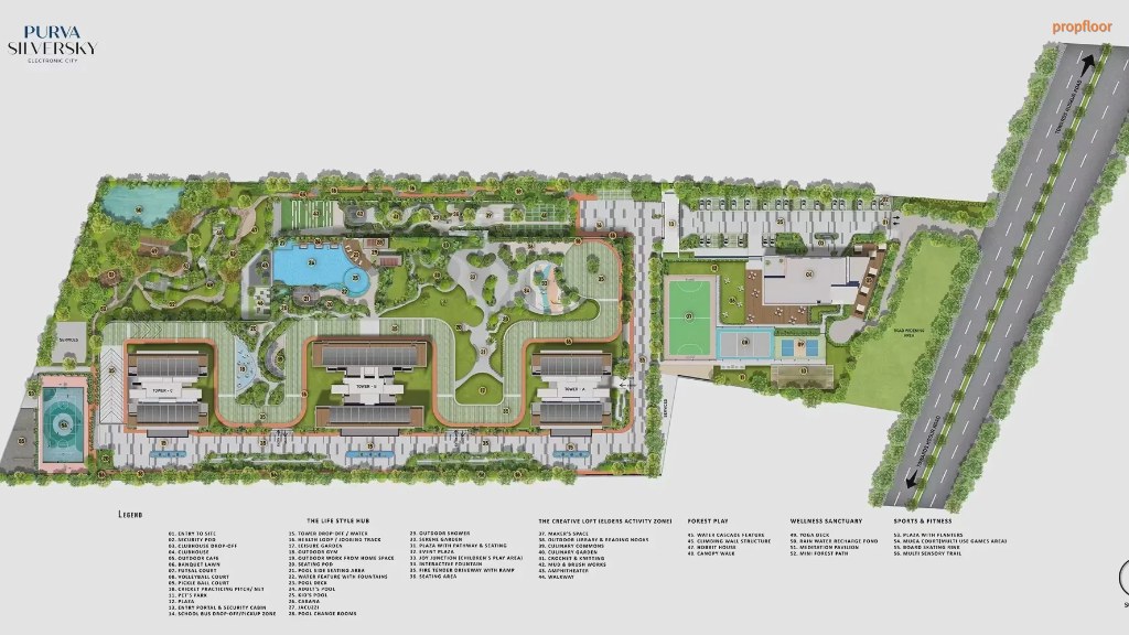 Purva Silversky Master plan