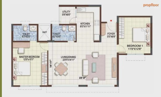 Purva Sunflower floor plan