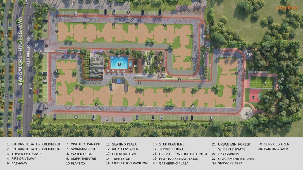 Purva Zenium master plan