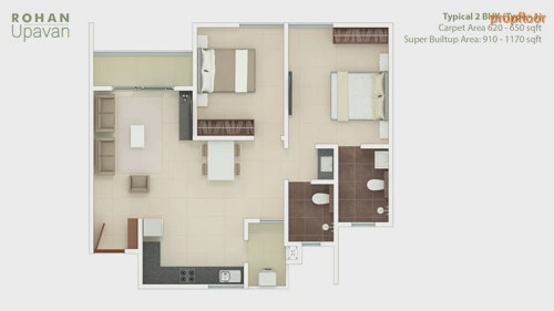 Rohan Upavan floor plan