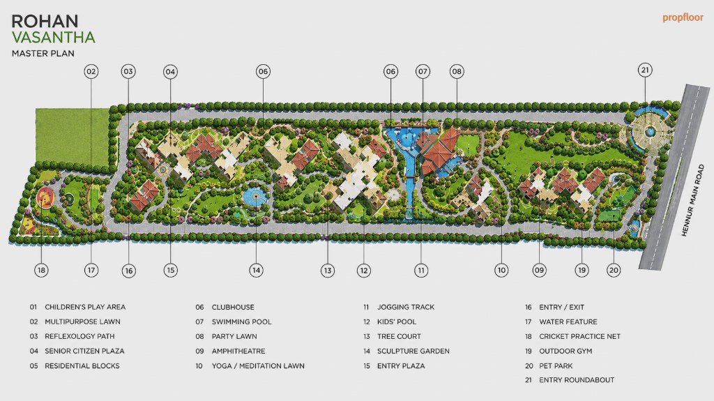 Rohan Vasantha Master plan
