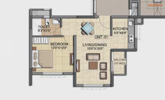 Salarpuria Sattva Cadenza floor plan