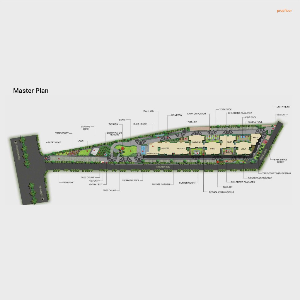 Salarpuria Sattva Cadenza Master plan