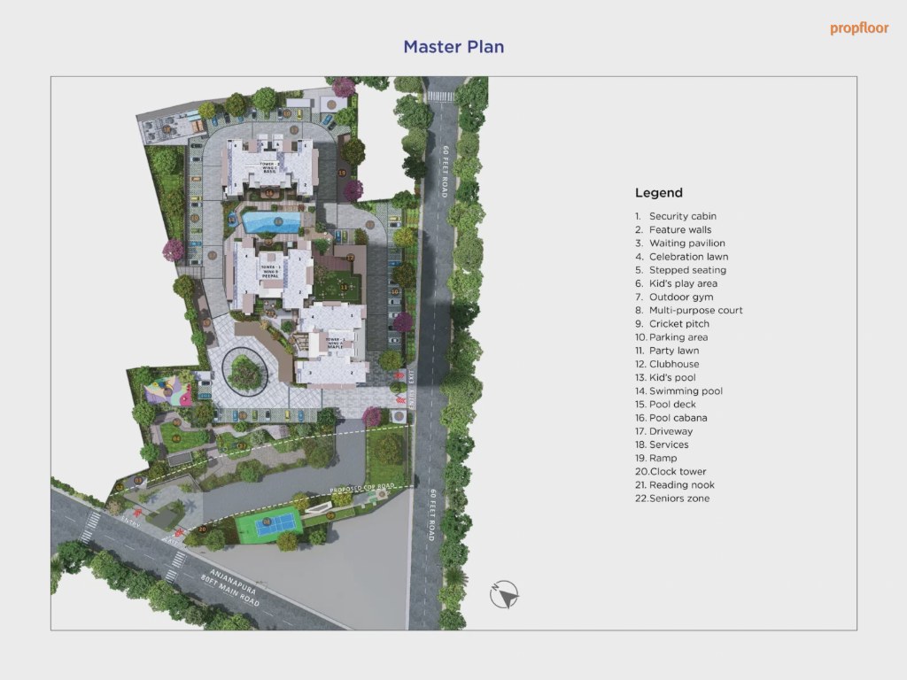 Sattva Forest Ridge Master plan