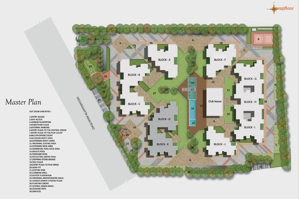 Sattva Laurel Heights master plan