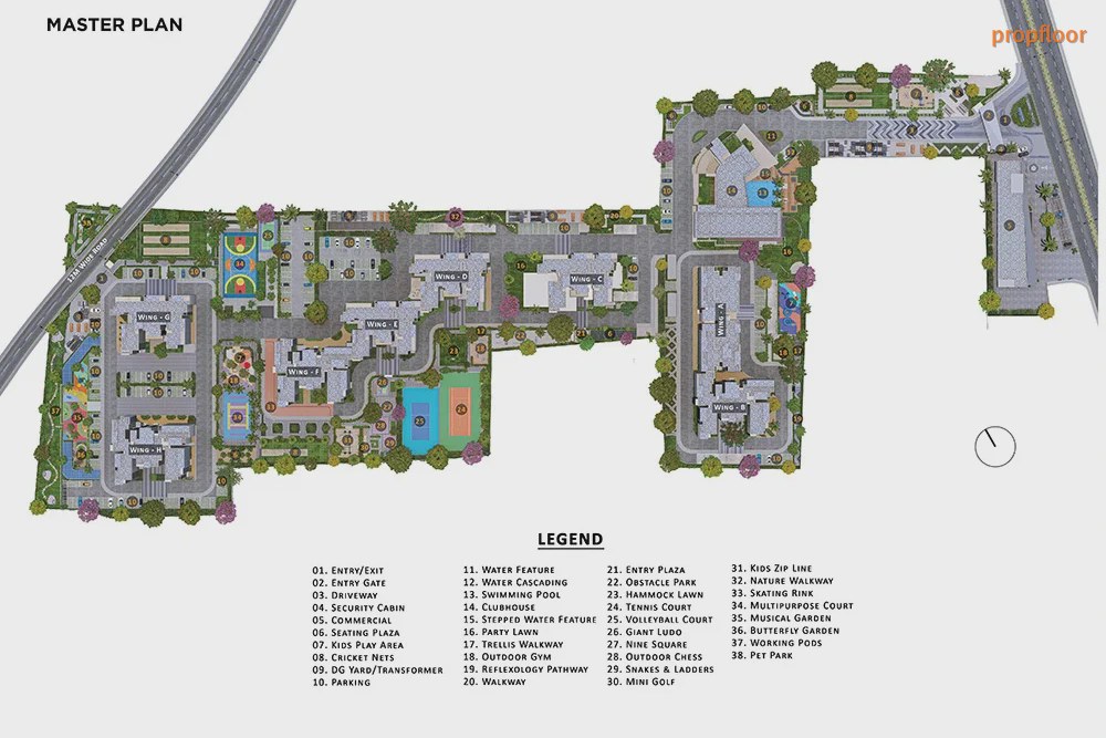 Sattva Lumina Master plan
