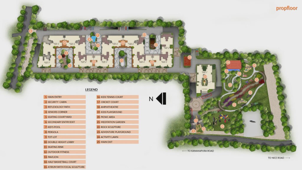 Sattva Misty Charm Master plan