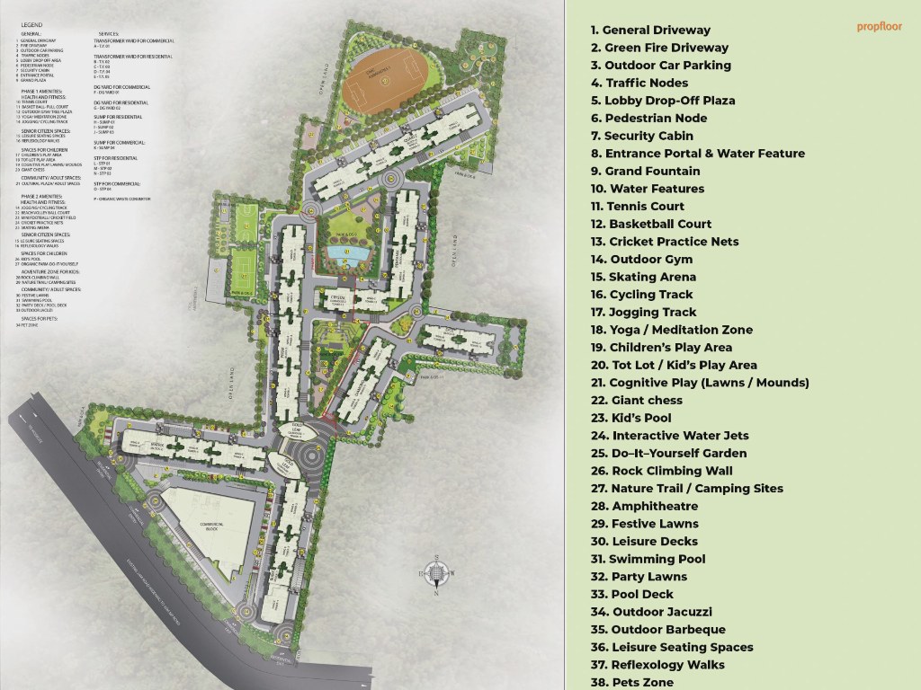 Sattva Park Cubix Master plan