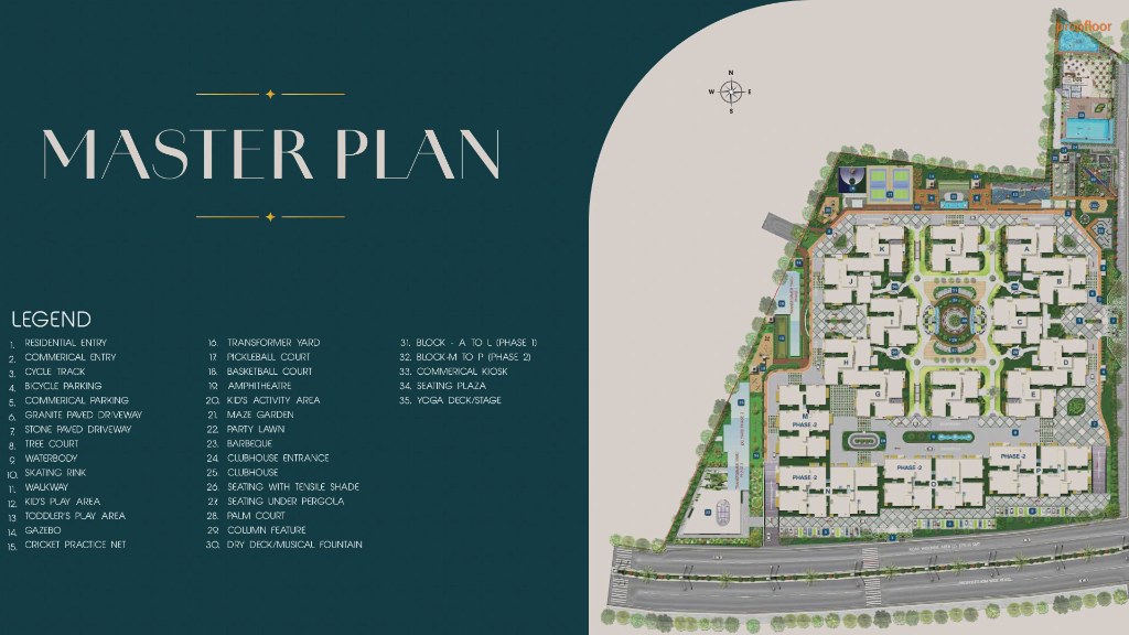 SBR One Residence Master plan