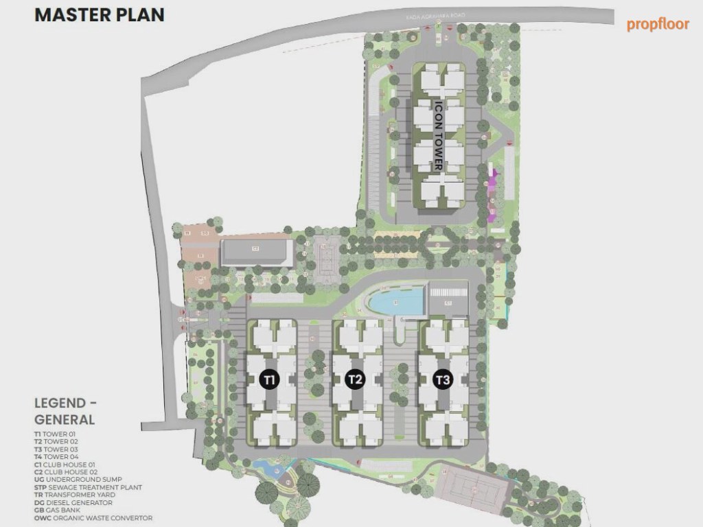 Serene Heights by Modern Spaaces Master plan