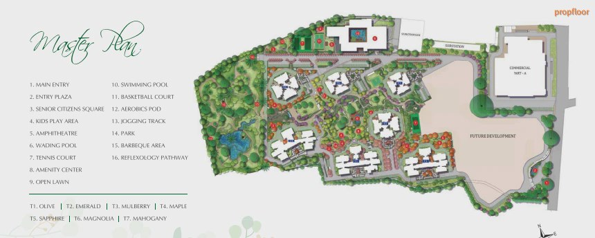 Shapoorji Pallonji Parkwest Master plan