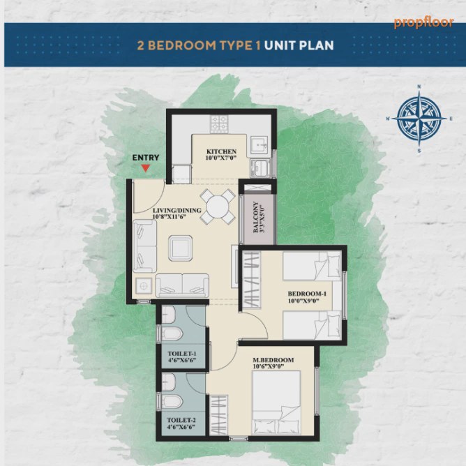 Shriram 107 SouthEast floor plan