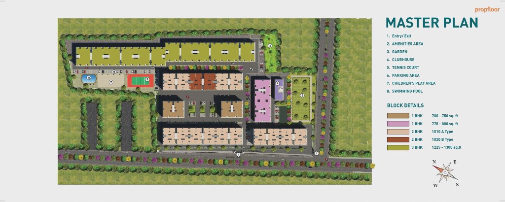 Shriram Shreyas Apartments Master plan