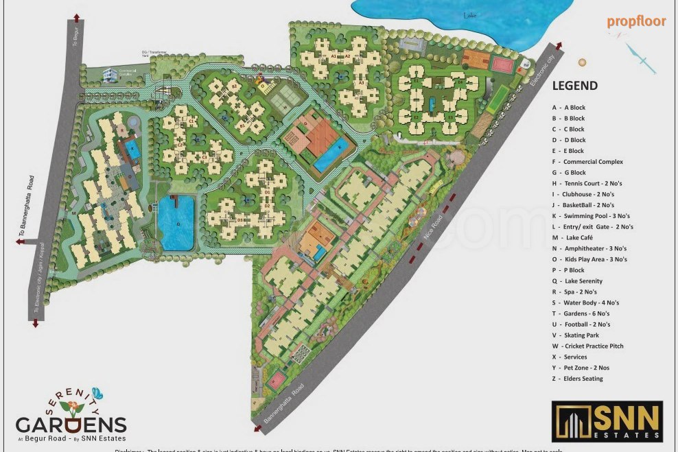 SNN Serenity Gardens Master plan