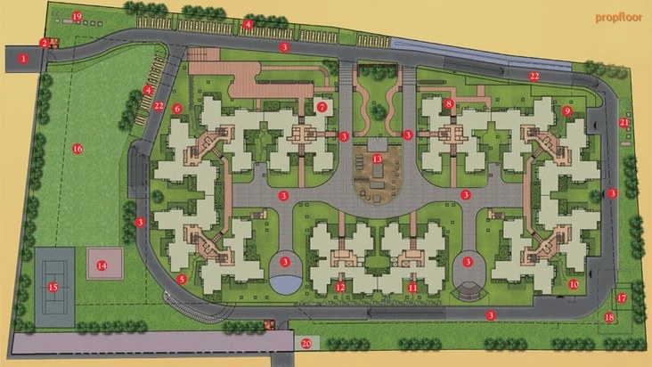 SOBHA Chrysanthemum master plan