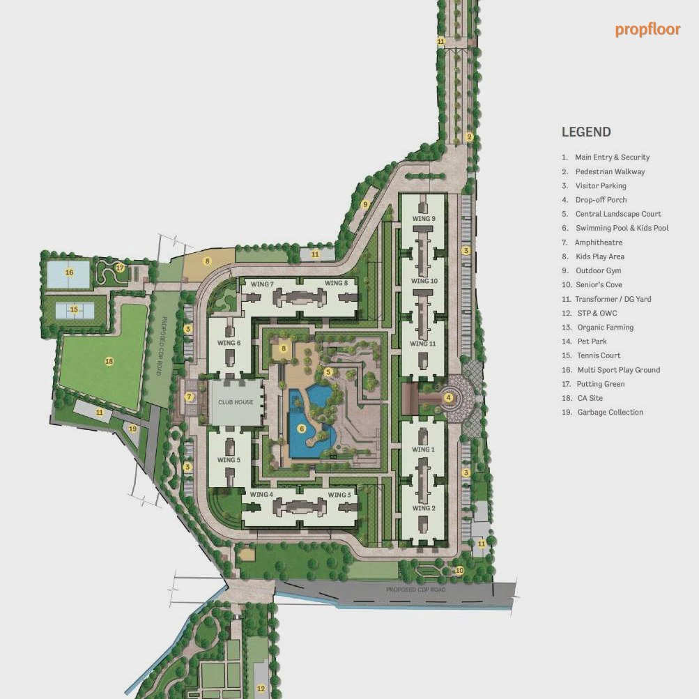 Sobha Coral Master plan