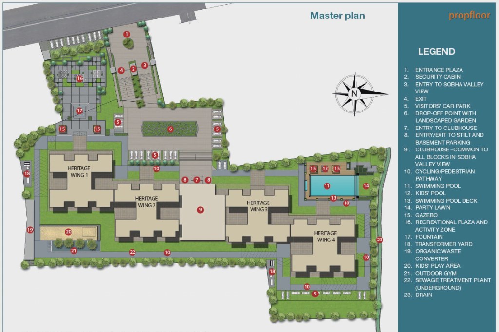Sobha Heritage Master plan