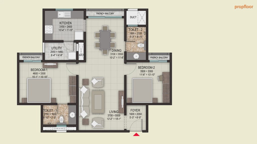 Sobha Heritage floor plan