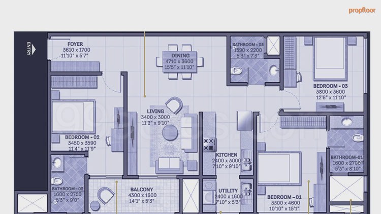 Sobha Insignia floor plan