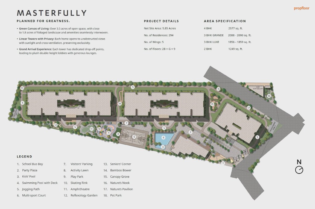 Sobha Magnus Master plan