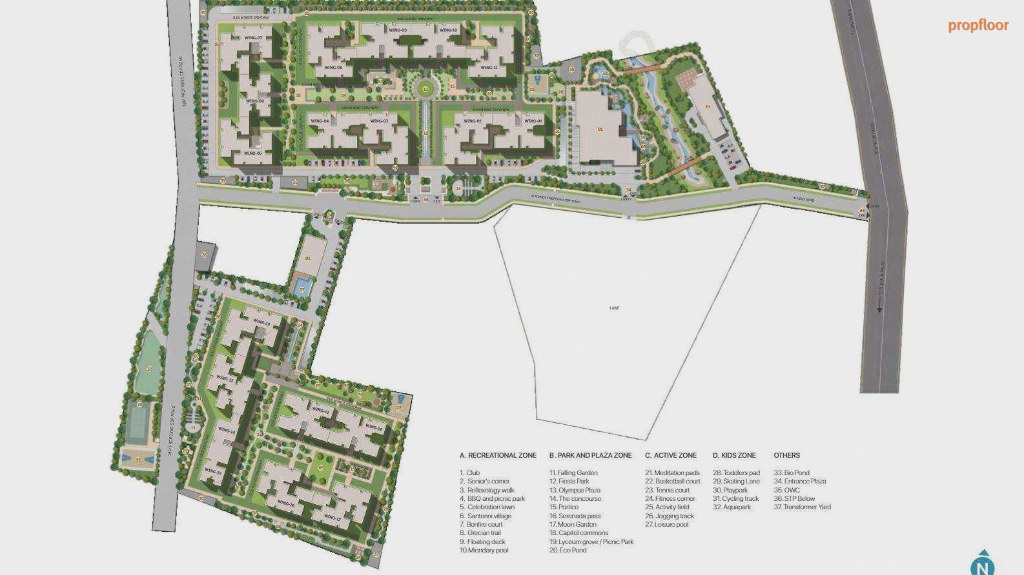 Sobha Neopolis Master plan