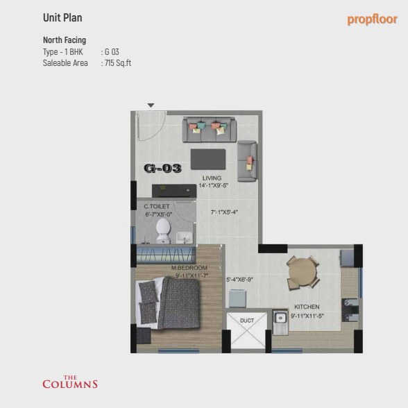 Sowparnika Columns floor plan