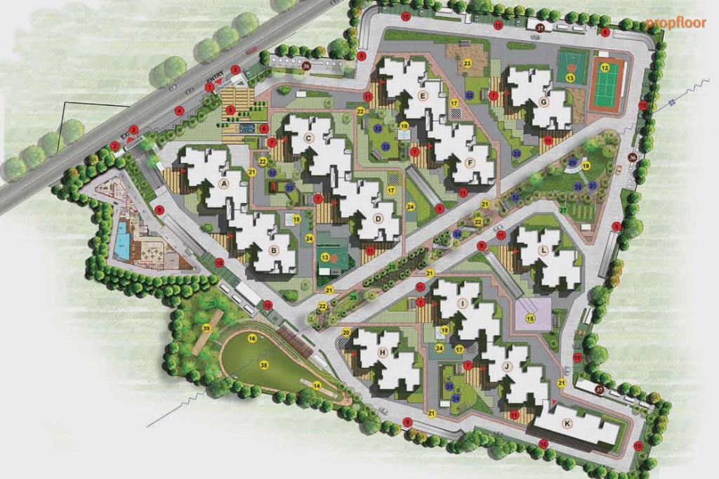 Sumadhura Eden Garden Master plan