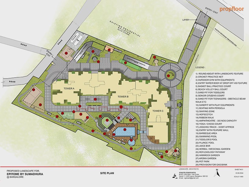 Sumadhura Epitome master plan