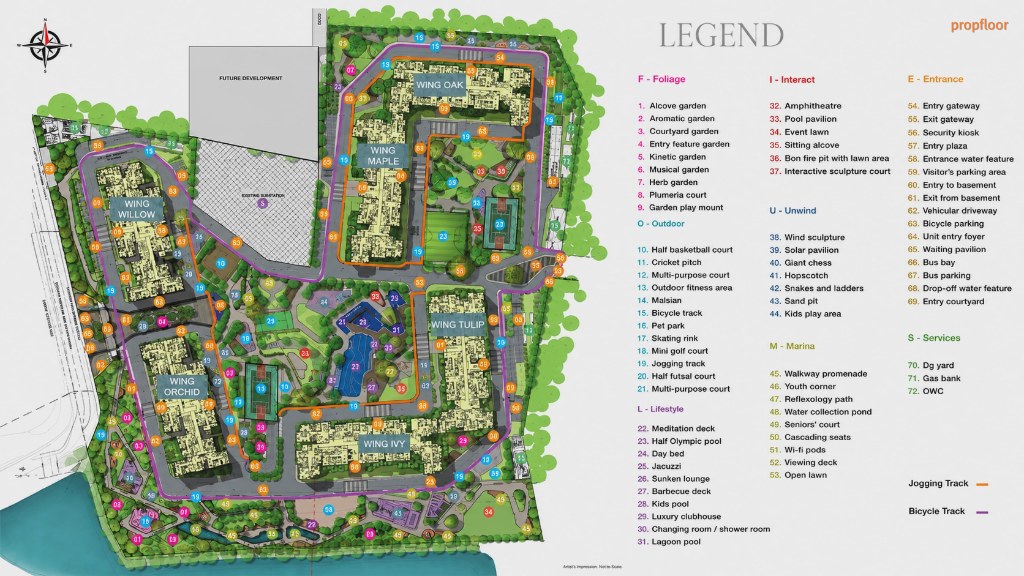 Sumadhura Folium Master plan
